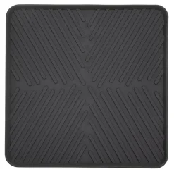 Tapis de vaiselle avec rebords 30x30cm - Gris- 5five