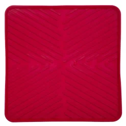 Tapis de vaiselle avec rebords 30x30cm - Gris- 5five