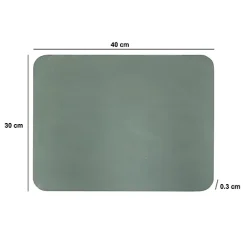 Tapis de vaisselle en diatomite 40x30cm - Gris- 5five