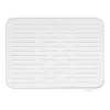 Tapis égouttoir à vaisselle en silicone Brabantia SinkSide gris clair
