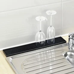 Tapis égouttoir à vaisselle WENKO SLIM noir