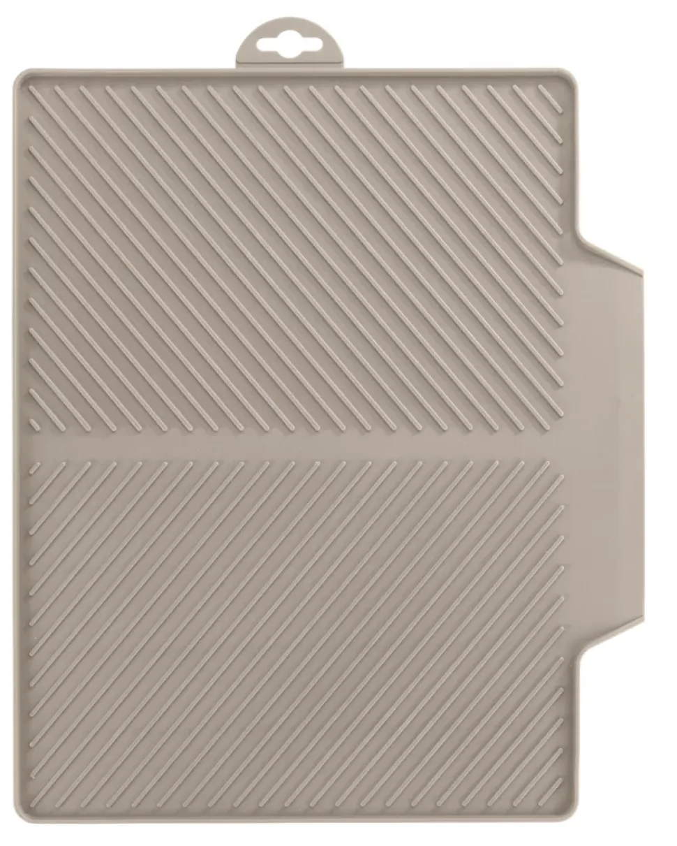 Tapis égouttoir à vaisselle en plastique Wenko beige