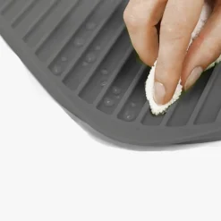 Tapis égouttoir Flume grand modèle gris