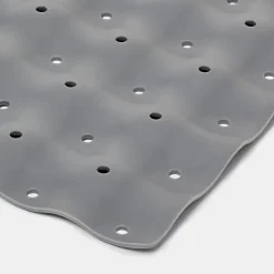 Tapis égouttoir GoodHome Datil gris l. 30 x H. 27 cm