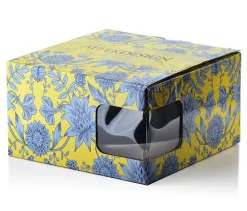 Tasse avec soucoupe Porcelaine AffekDesign HARPER 8,6x11,9x6,7cm Blanche 1 pc