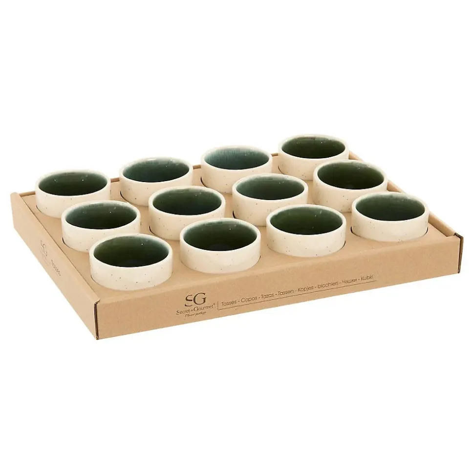 Tasse Wonja vert D6,1xp5,3cm - Atmosphera