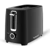 Techwood Grille-pain TGP-278BC doté de 2 larges fantes - 700W - Tiroir ramasse-miettes, Contrôle du brunissage réglable