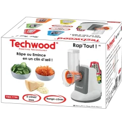 Techwood TRO-7790 Robot Rap'Tout Hachoir Puissance 150W Coloris Blanc
