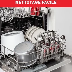 TEFAL Appareil à fondue, 8 personnes, Paroie isolante, Caquelon antiadhésif, Thermostat réglable, Fabriqué en France EF260312