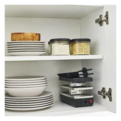 TEFAL Appareil a raclette et grill, 2 personnes, Modulable, Prise intégrée pour brancher d'autres appareils, Plug & Share RE23