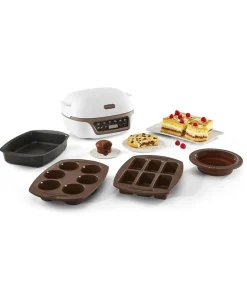 TEFAL Machine a gâteaux intelligente, 5 programmes, Mode manuel, Moules flexibles, Grand moule acier revetu, Cake Factory +
