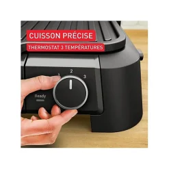 Tefal SuperGrill 3-en-1 XL, Gril de contact, Appareil croque-monsieur, GC520DE0