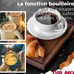 Théière bouilloire électrique 2 en 1 Turmix