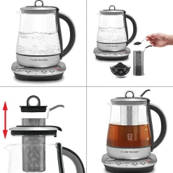 Théière Riviera & Bar Darjeeling Zen BTH570 1300 W Inox