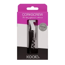 Tire-bouchon double levier AC Noir Noir - Pop par Koala