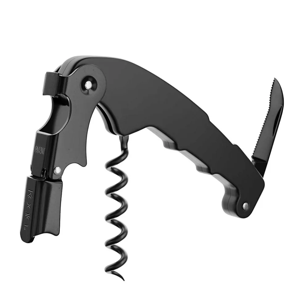 Tire-bouchon double levier Rétro Noir - Pop par Koala