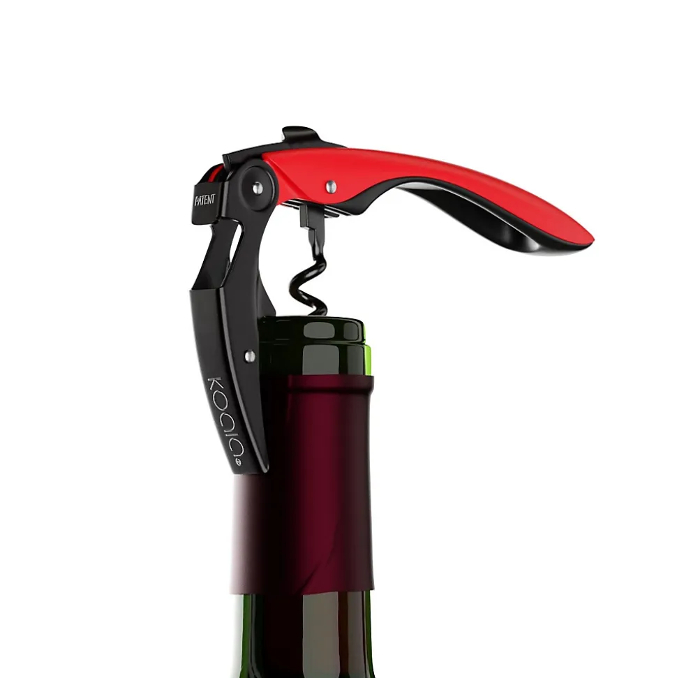 Tire-bouchon double levier high tech Rouge Rouge - Pop par Koala