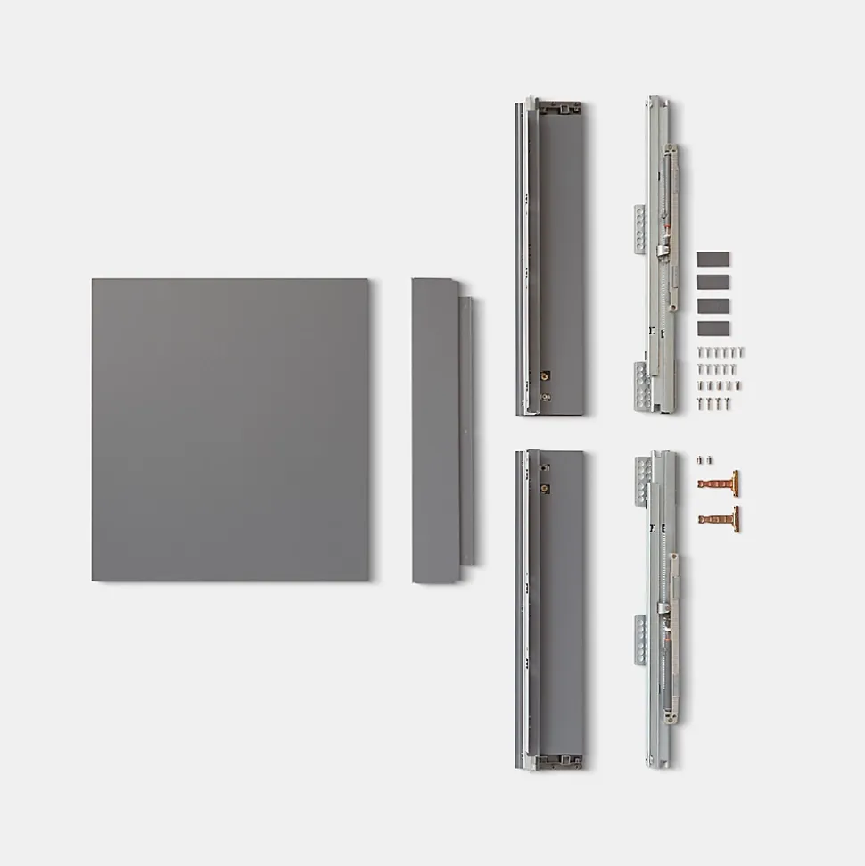 Tiroir de cuisine GoodHome Soto Anthracite l. 40 cm