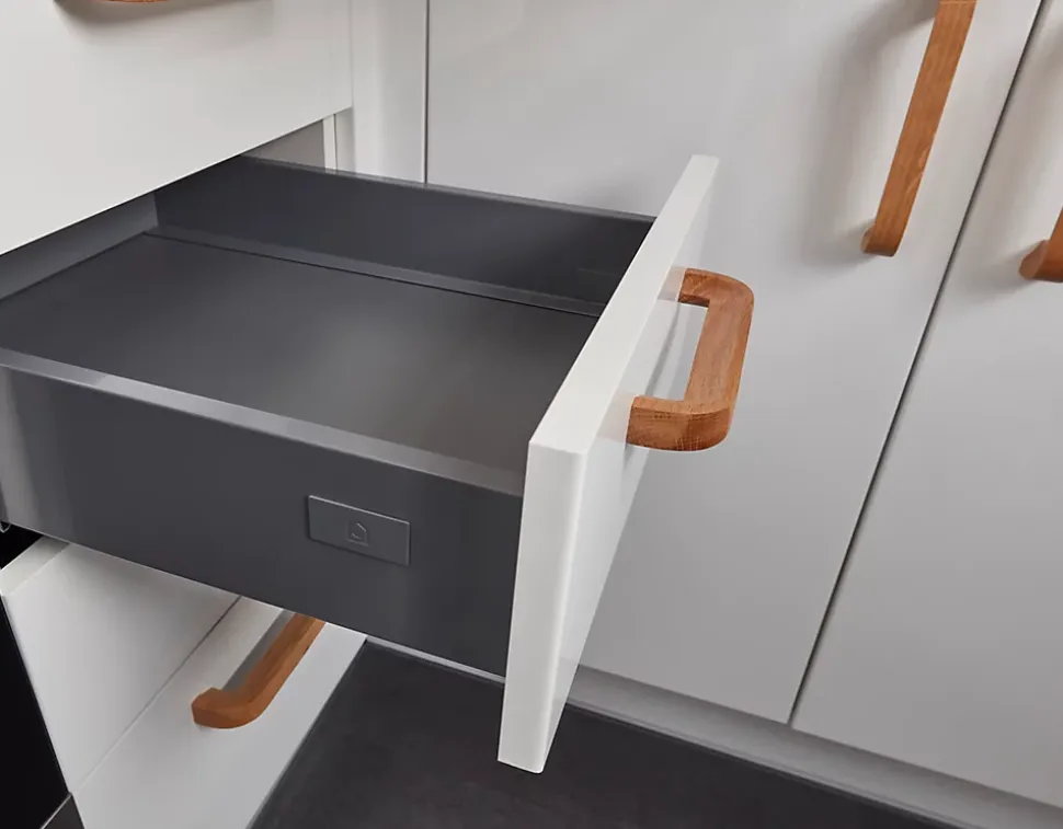 Tiroir de cuisine GoodHome Soto Anthracite l. 40 cm