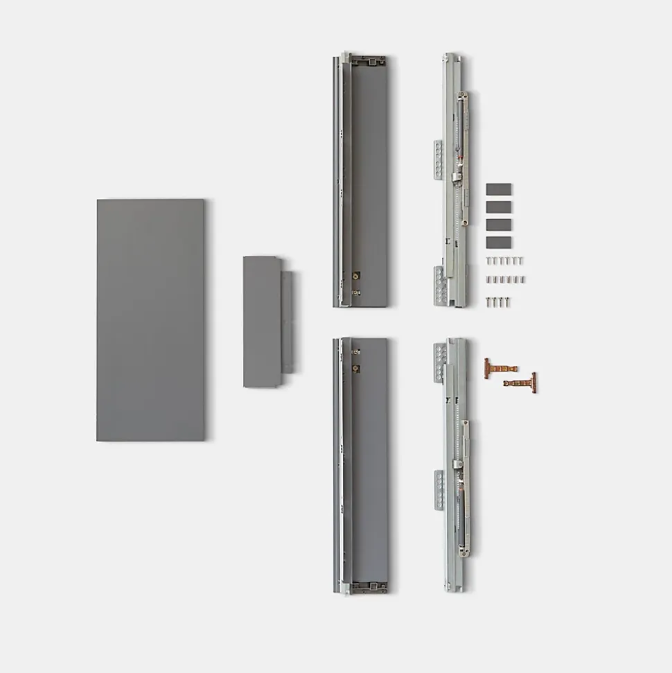 Tiroir de cuisine GoodHome Soto Anthracite l. 30 cm