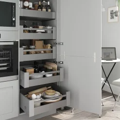 Tiroir de cuisine GoodHome Soto gris anthracite H. 10,8 cm x L. 60 cm