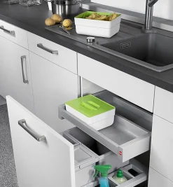 Tiroir de rangement encastrable sous évier Hailo On Top System