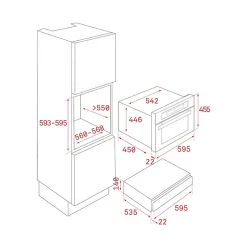 Tiroir de rangement Teka VS 152 GS