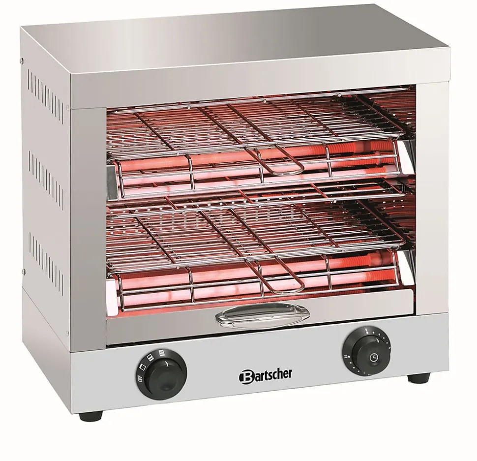 Toaster Professionnel - 2 Grilles avec Pince - Bartscher