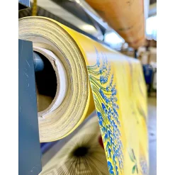 Toile cirée Imprimée Provençale Au mètre 240 x 140 cm jaune