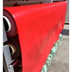 Toile cirée Unie Au mètre Imperméable AntiTâches 350 x 140 cm rouge