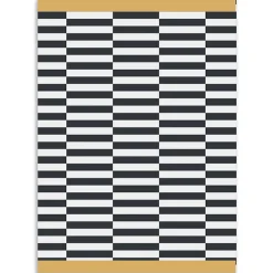 Torchons imprimé pop vintage noir et blanc l. 50 x L. 70 cm Guy Levasseur, 2 pièces