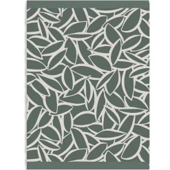 Torchons imprimé végétal vert et blanc l. 50 x L. 70 cm Guy Levasseur, 2 pièces