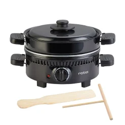 Torréfacteur à marrons, crêpière et grill électrique multifonctions Rotel