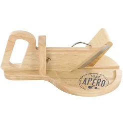 Trancheuse à charcuterie en bois - 30 x 20 cm - Ronde