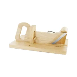 Trancheuse à charcuterie en bois