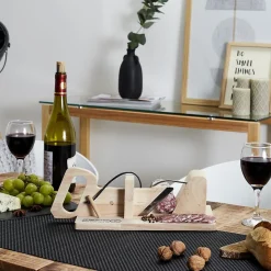 Trancheuse à charcuterie en bois
