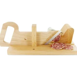 Trancheuse à charcuterie en bois