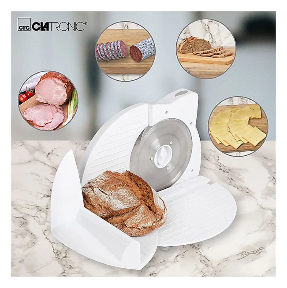 Trancheuse Clatronic AS 2958 Blanc