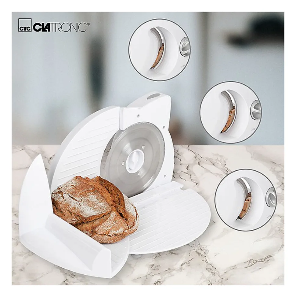 Trancheuse Clatronic AS 2958 Blanc