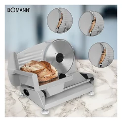 Trancheuse électrique Bomann MA 451 CB Argent