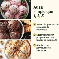 Turbine à glace 0.95l 100w Cuisinart ICE90E