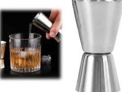 Verres Doseurs Cocktail 2cl et 4cl Acier Inox