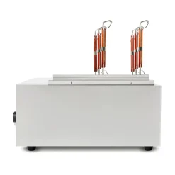 VERTES Cuiseur à pâtes Professionnel, électrique, 3x 1700 watts, 3 cuves de cuisson séparées de 6 litres chacune, 6 paniers