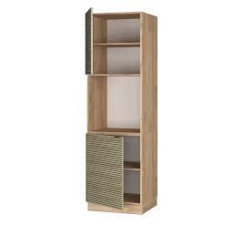Vicco Armoire dencastrement de la cuisinière Panneau en chêne 60cm ouvert