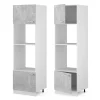 Vicco Armoire micro-ondes Béton 60cm