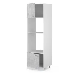 Vicco Armoire micro-ondes Béton 60cm