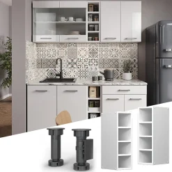 Vicco Armoire suspendue Blanc 20cm