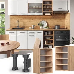 Vicco Armoire suspendue Chêne de force doré 40cm