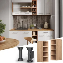 Vicco Armoire suspendue Chêne de force doré 20cm