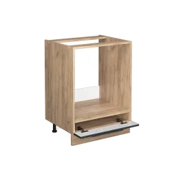 Vicco Armoires de cuisine Bleu foncé brillant 60cm , PT Marbre